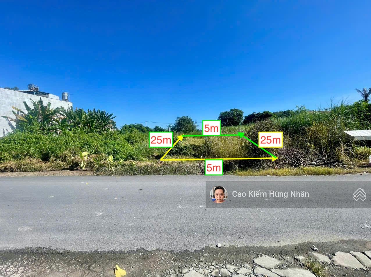 Đất rẻ đẹp tại xã Phước Vĩnh An 5x25 thổ cư. Giá bán 2 tỷ 500 triệu có thương lượng.