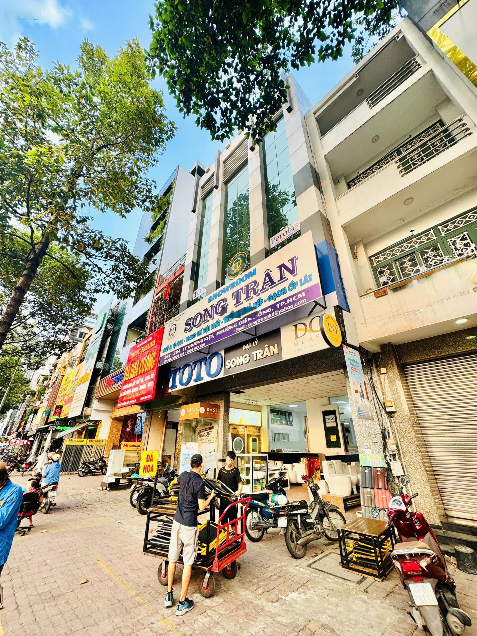 Cho Thuê Nhà MT 290A Lý thường kiệt Q10 5x20m - 3 lầu - 50 triệu