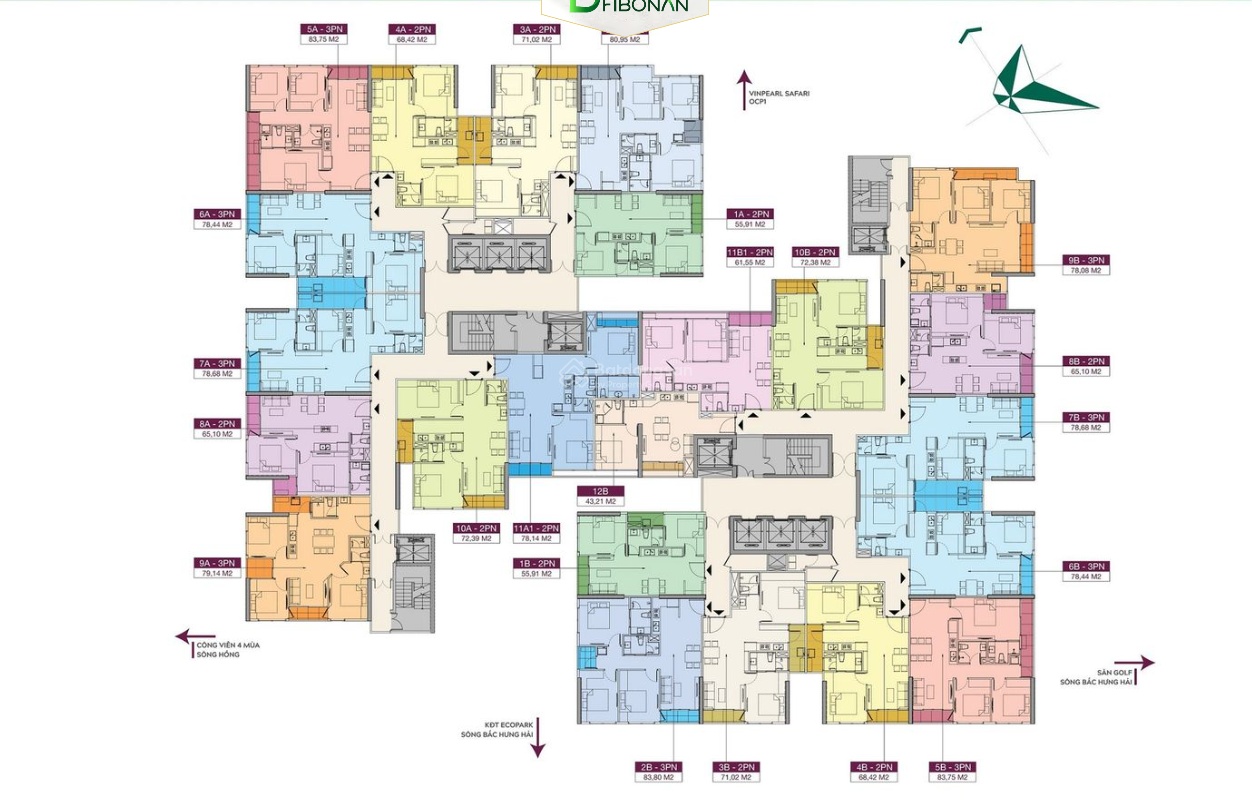 Căn hộ chung cư The Fibonan Ecopark hưởng trọn vẹn không gian trong lành giữa lòng đại đô thị!