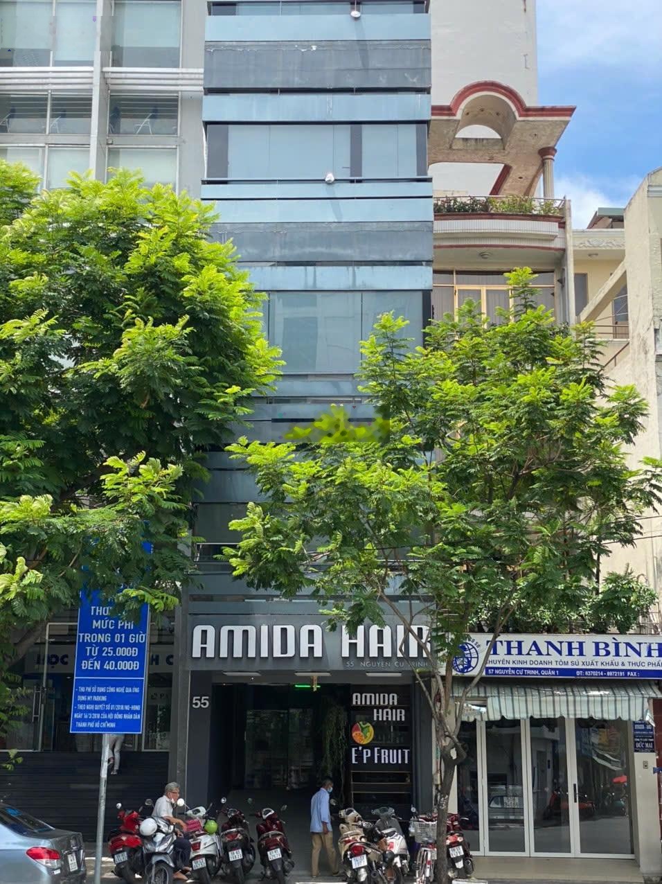 Tòa nhà mt nguyễn cư trinh q1 - ngay ks pullman - hđt 95tr/tháng - 7 tầng - 45 tỷ - dt: 4,4m x 17m