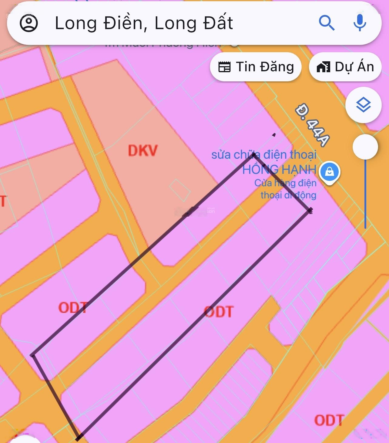 Bán đất MT 44A liền kề đại đô thị 1.300 ha