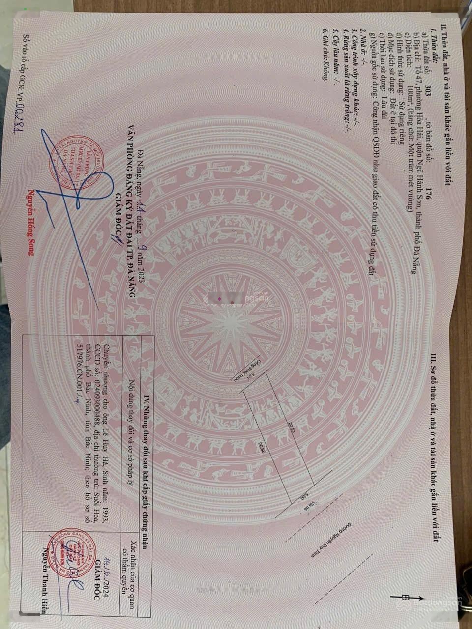 Chào Bán Lô Đất Nguyễn Duy Trinh