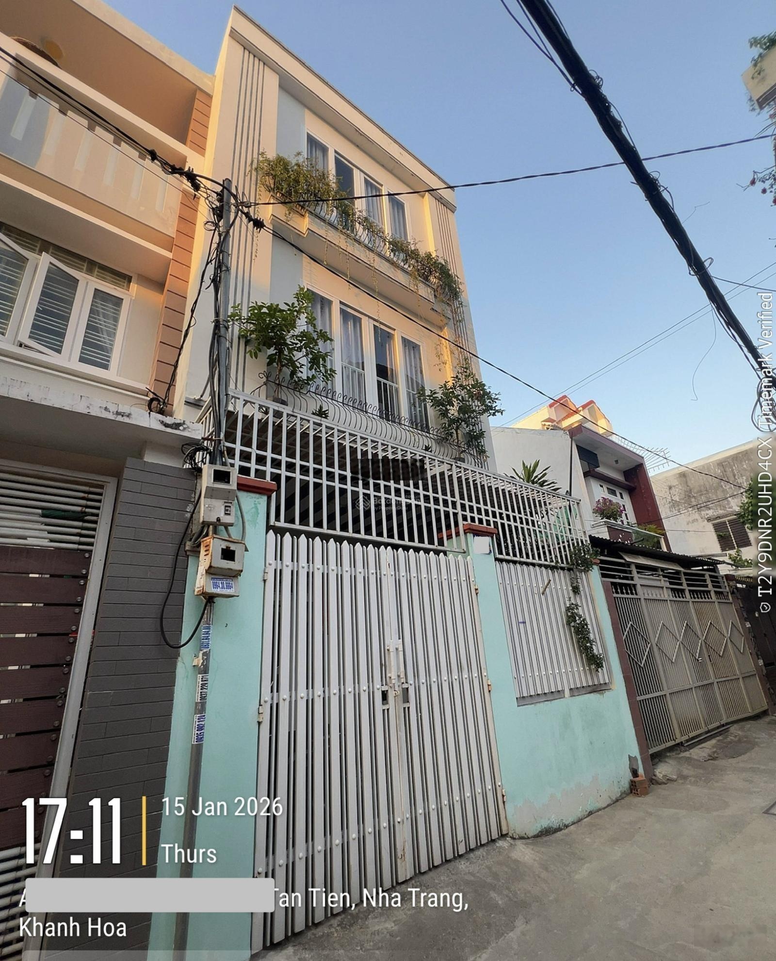 Bán nhà 3 tầng trung tâm Nha Trang Phường Tân Tiến cũ 72,7m2 6,5 tỷ