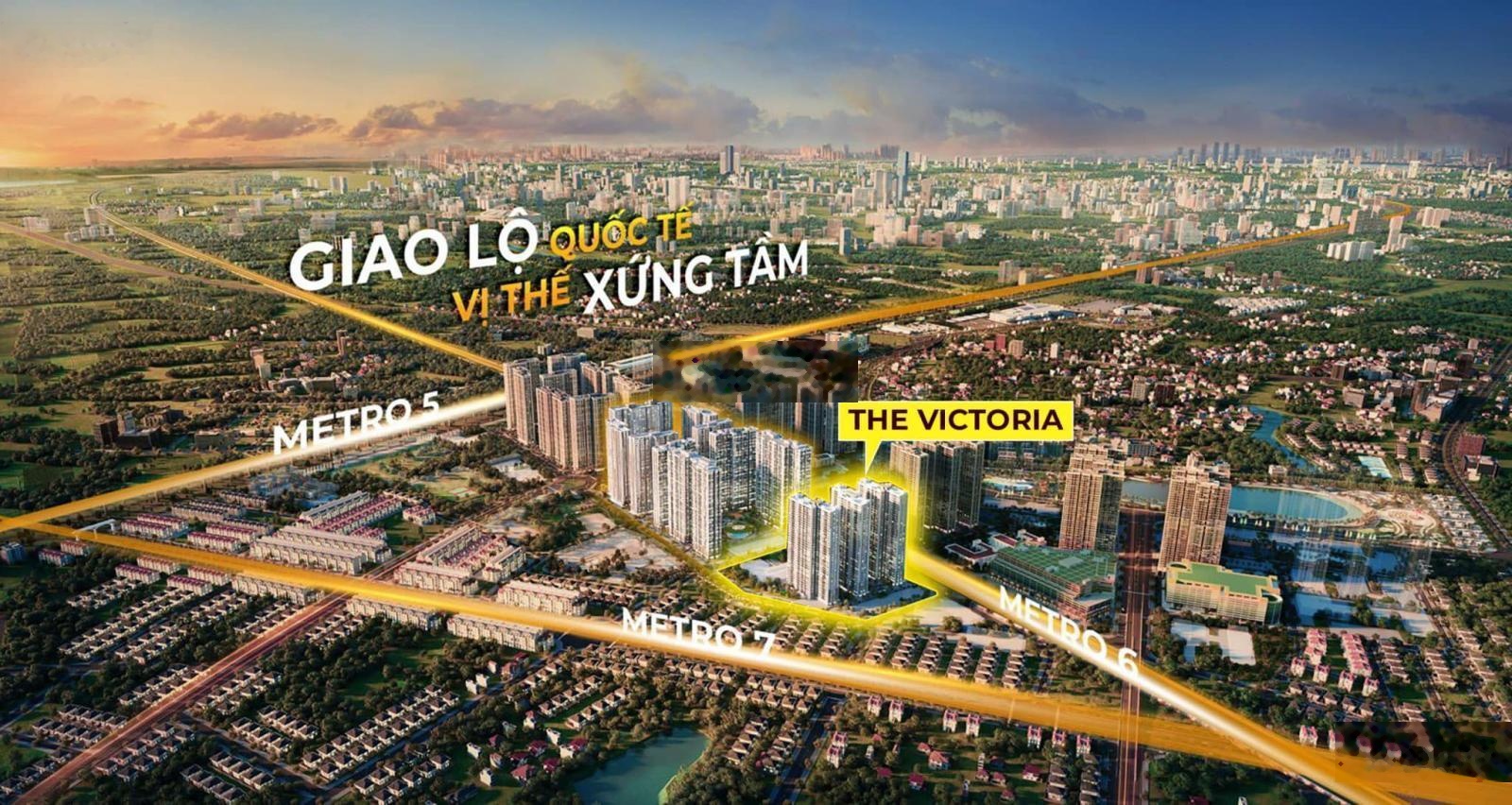 Bán shop chân đế 60m2 nằm tt sảnh chung cư The Victoria- Vốn 3 tỷ- Cho thuê KD nhận 75tr/tháng