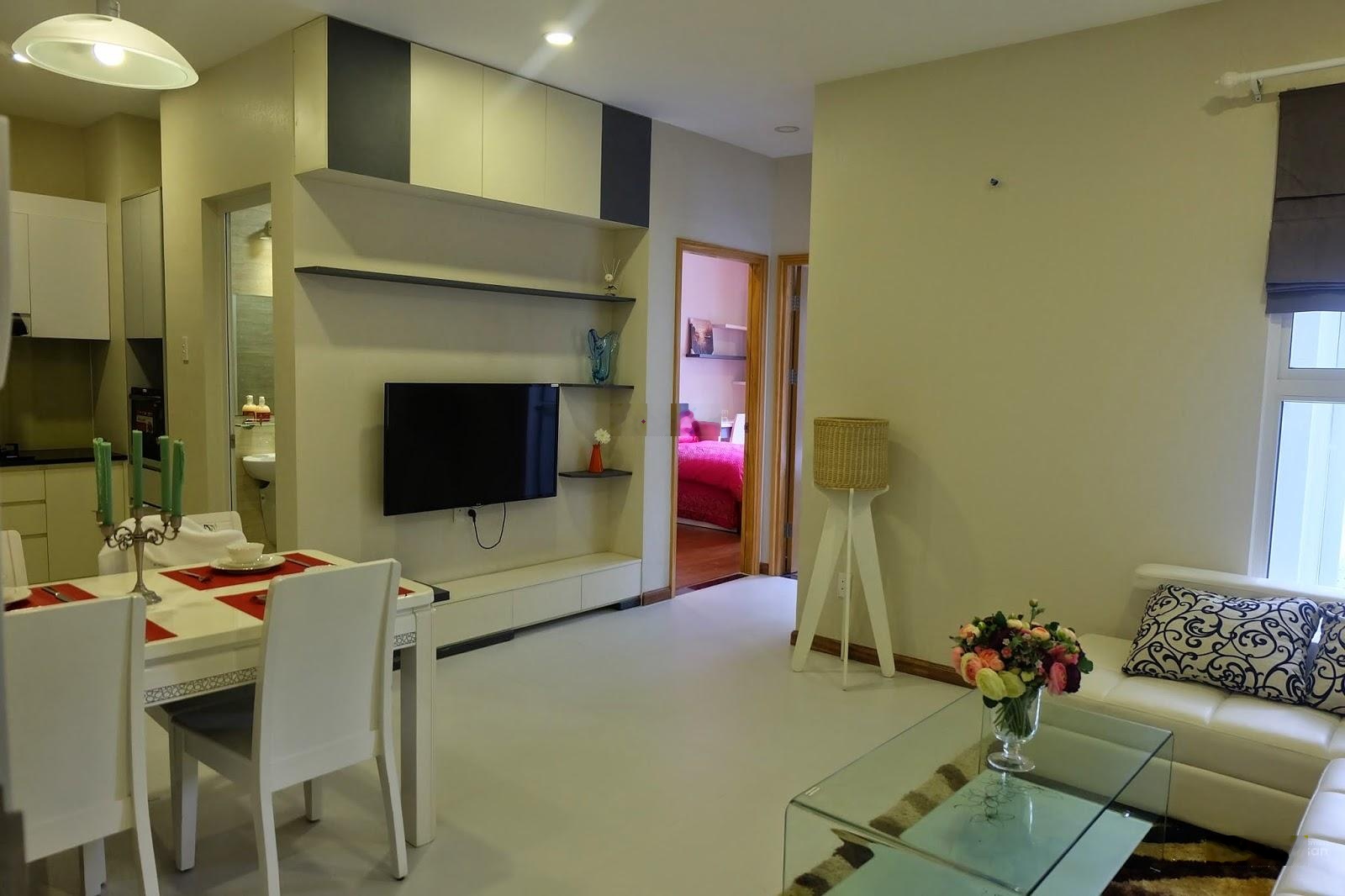 Cho thuê căn hộ Dream home residence Gò Vấp, 62m2, 2 PN, 2WC, lô gia, full nội thất, giá 9.5 tr