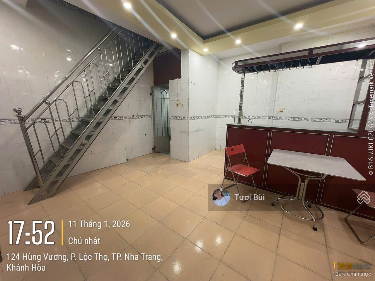 Nhà 2 tầng hẻm Hùng Vương DT 23.8m2 SD thực tế 28m, ngang 5,4m, cách biển 300m cần bán trước tết