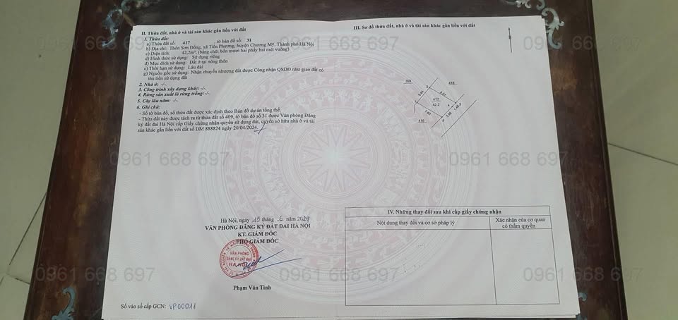 Bán đất Chúc Sơn, Chương Mỹ, diện tích 42,2m2, đường ô tô tận nơi