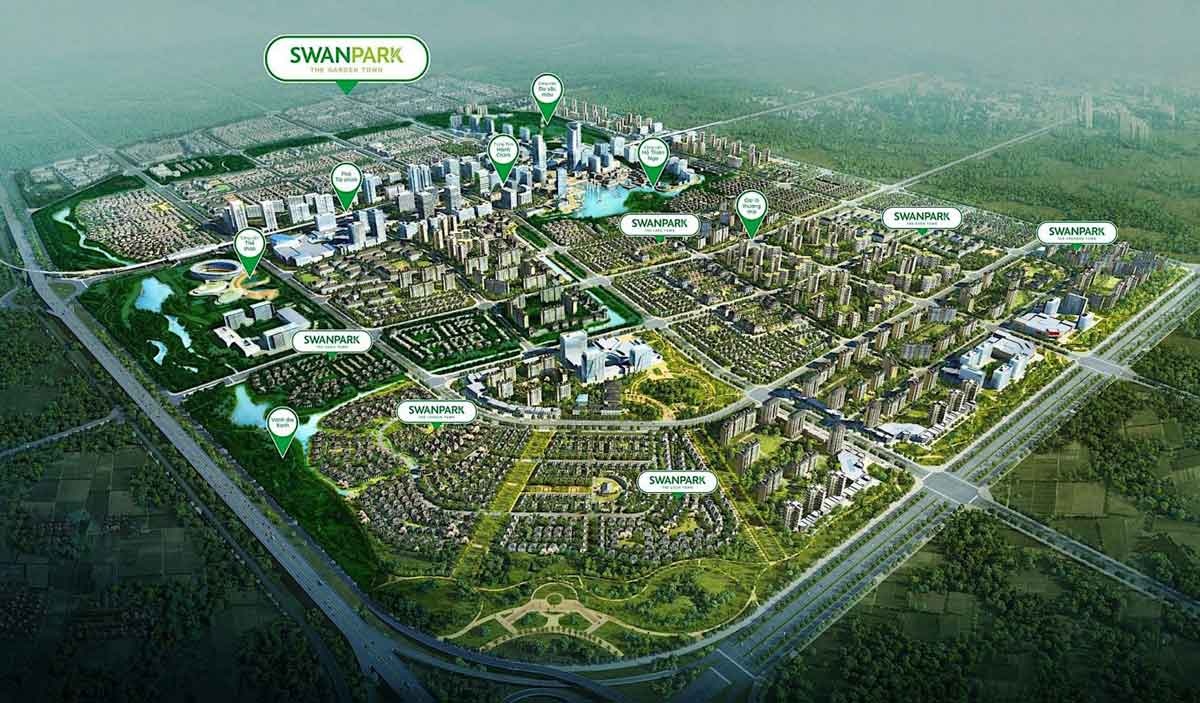 Bán biệt thự đơn lập tại Khu đô thị Swan Park, 12 tỷ, 233.64 m2!