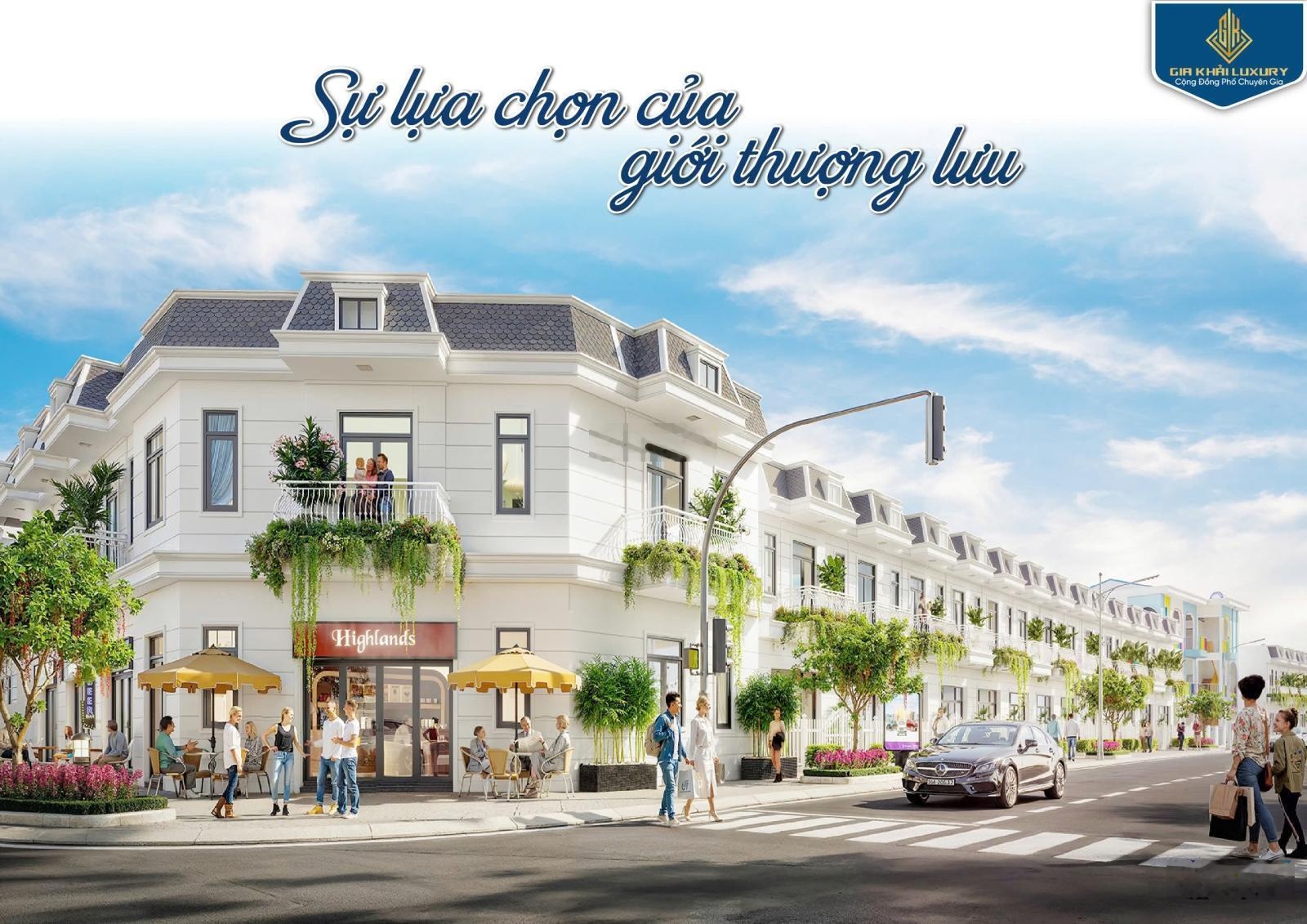 Chỉ với 799 triệu - có ngay nhà phố compound - mặt tiền đại lộ hùng vương