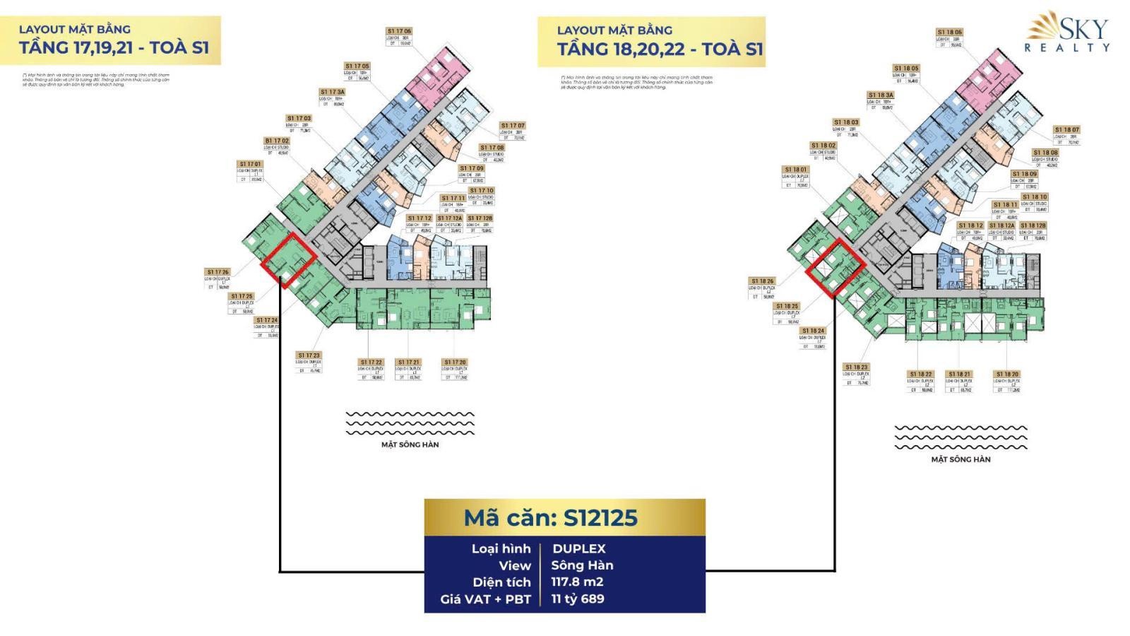 Hot!Chỉ 83 triệu/m2 sở hữu ngay căn duplex phiên bản giới hạn tại Sun Symphony ven sông Hàn Đà Nẵng
