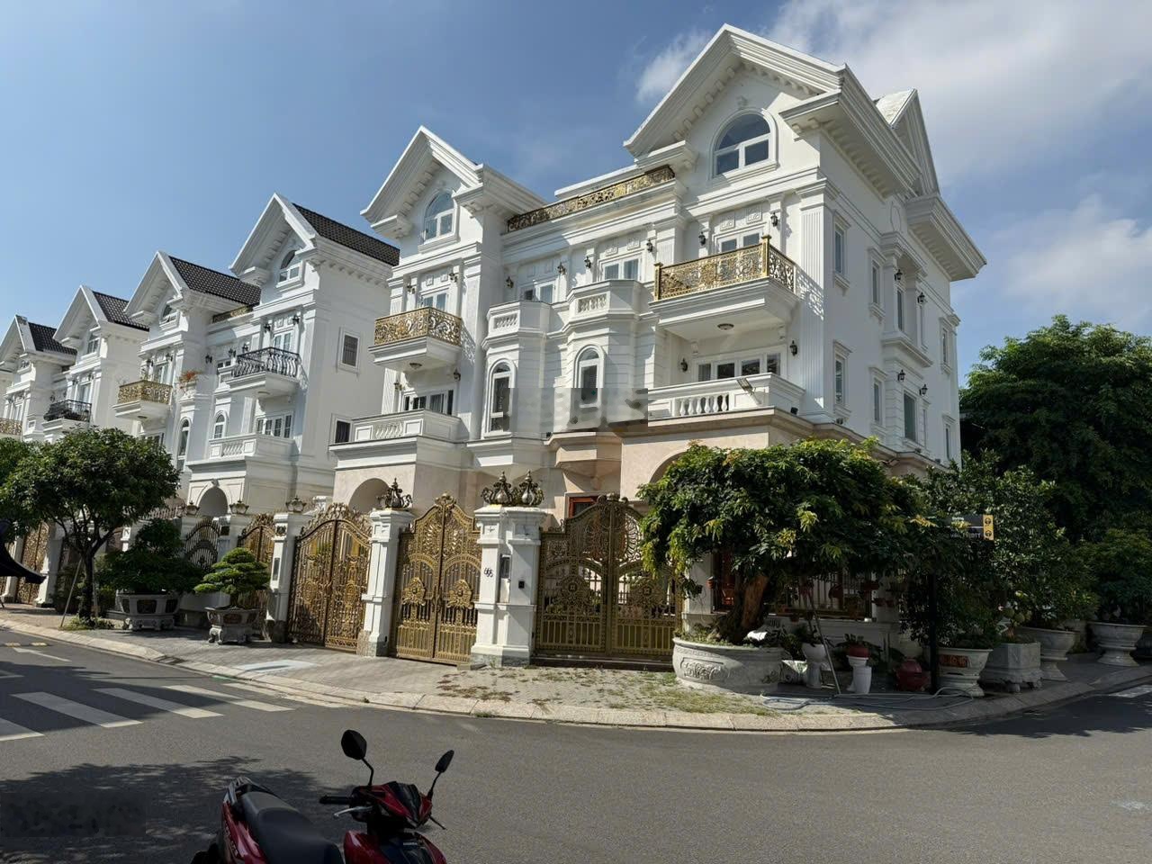 Bán biệt thự góc 2 mặt tiền khu Cityland Garden Phường 5, DT: 9,7 x 21m, nhà có thang máy