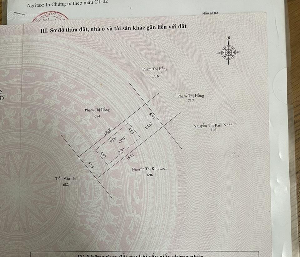 Nền đẹp 108 m2, chỉ cách đường DT47 100m, có sẵn 36 m2 thổ cư, giá mềm