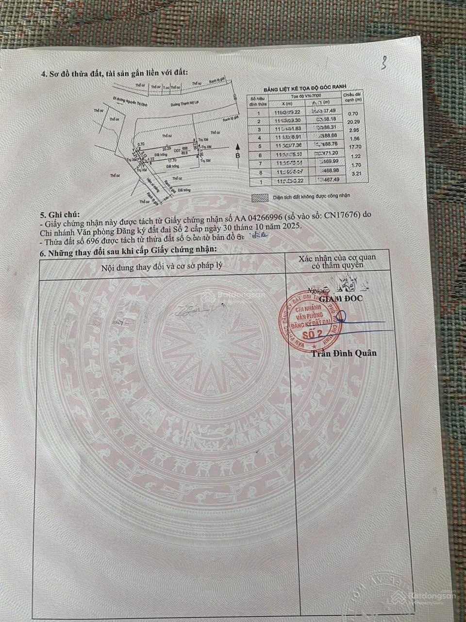 Đất 86m (4.5x20) 1/ Thạnh Mỹ Lợi, P Thạnh Mỹ Lợi Q2