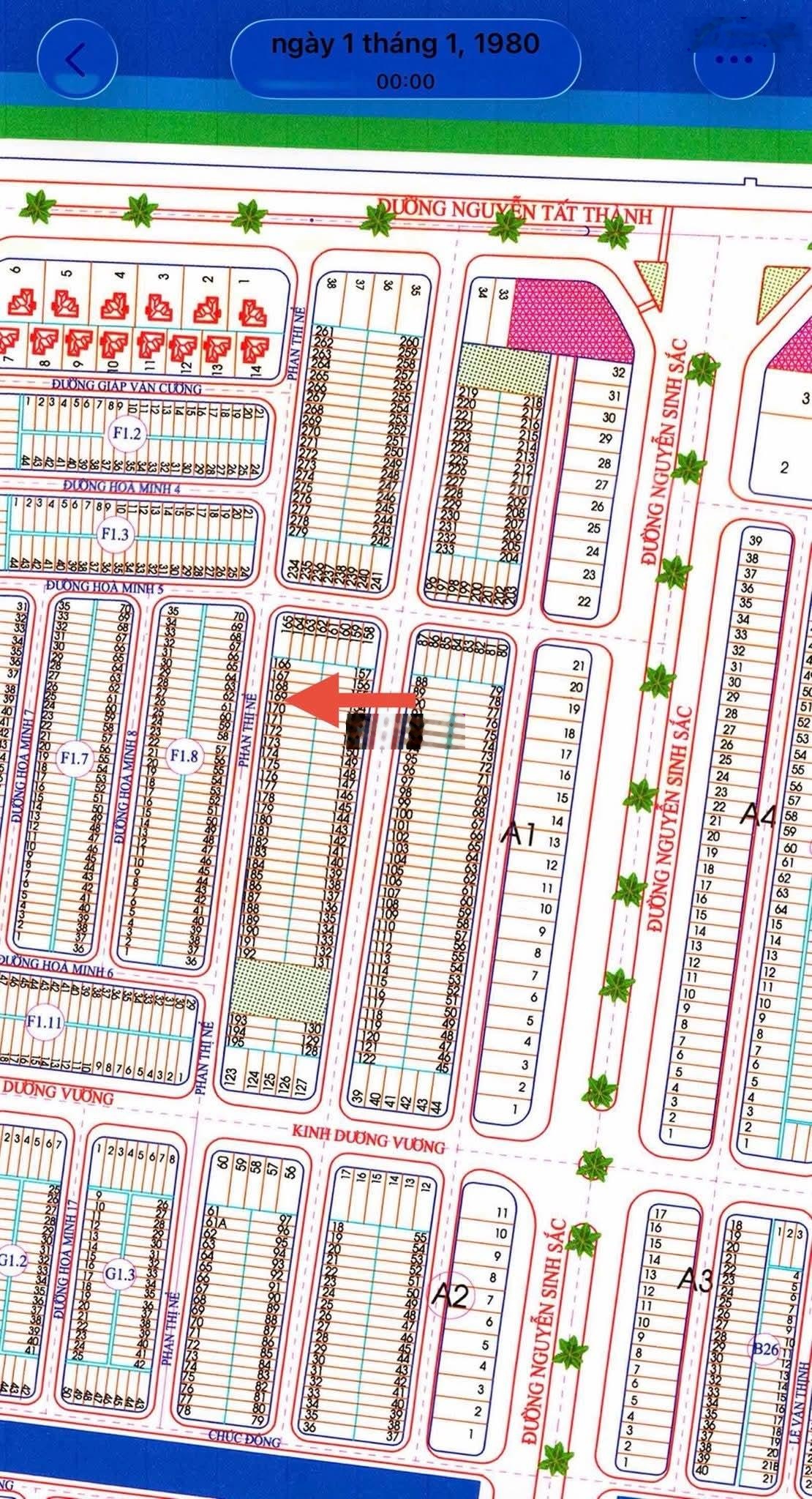 Cặp đất biển Thị Nể 208m2 thông sát Biển Hòa Minh, Liên chiểu, Đà Nẵng 0938,917,985