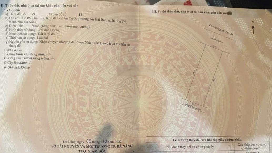 Đất đường nguyễn đức an - giá tốt