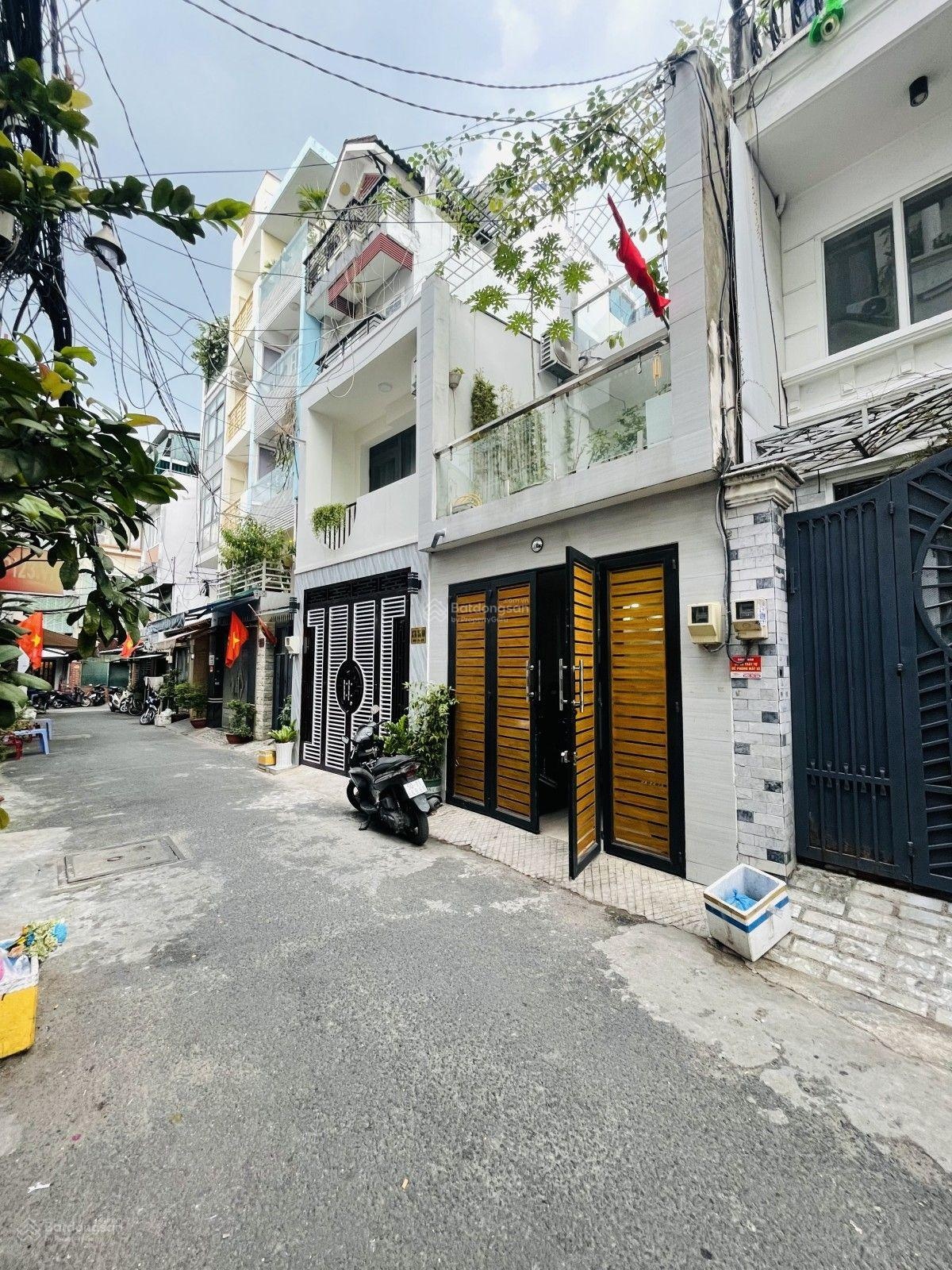 Giảm sốc chỉ hơn 8tỷ-hẻm 6m-nhà đẹp Tân Bình kế CV Lê Thị Riêng-60m2-3tầng-1trục đi Q3, Q10,Q1