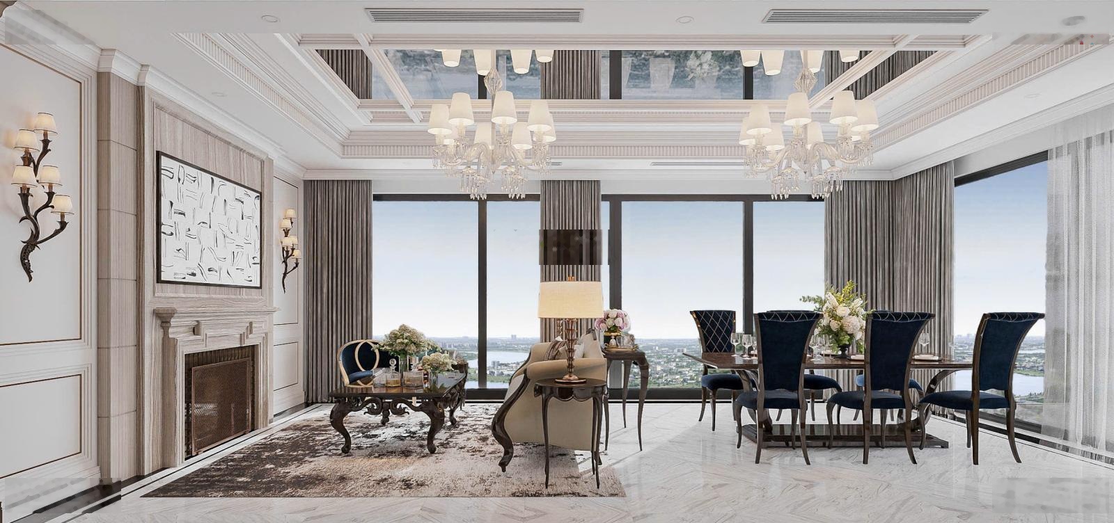 Bán căn hộ 3 ngủ ALUMI 155m2 - 6xtr/m2