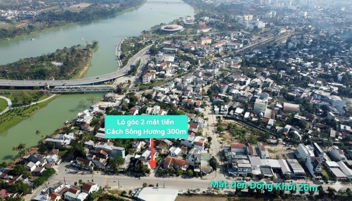 Bán lô góc 2 mặt tiền Đồng Khởi, Bầu Vá - lô góc 2 mặt tiền cực hiếm