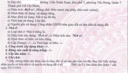 Nhà đẹp 2 tầng đón TẾT, Trần Xuân Soạn, Tân Hưng Q7 gần Him Lam, nhà trống giao ngay, Nhỉnh nhẹ 5tỷ