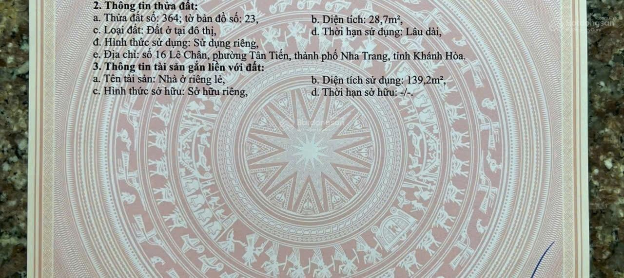 Bán Căn Góc 2 Mặt Tiền Vị Trí Đẹp Trung Tâm - Giá 9 Tỷ - Tp Nha Trang