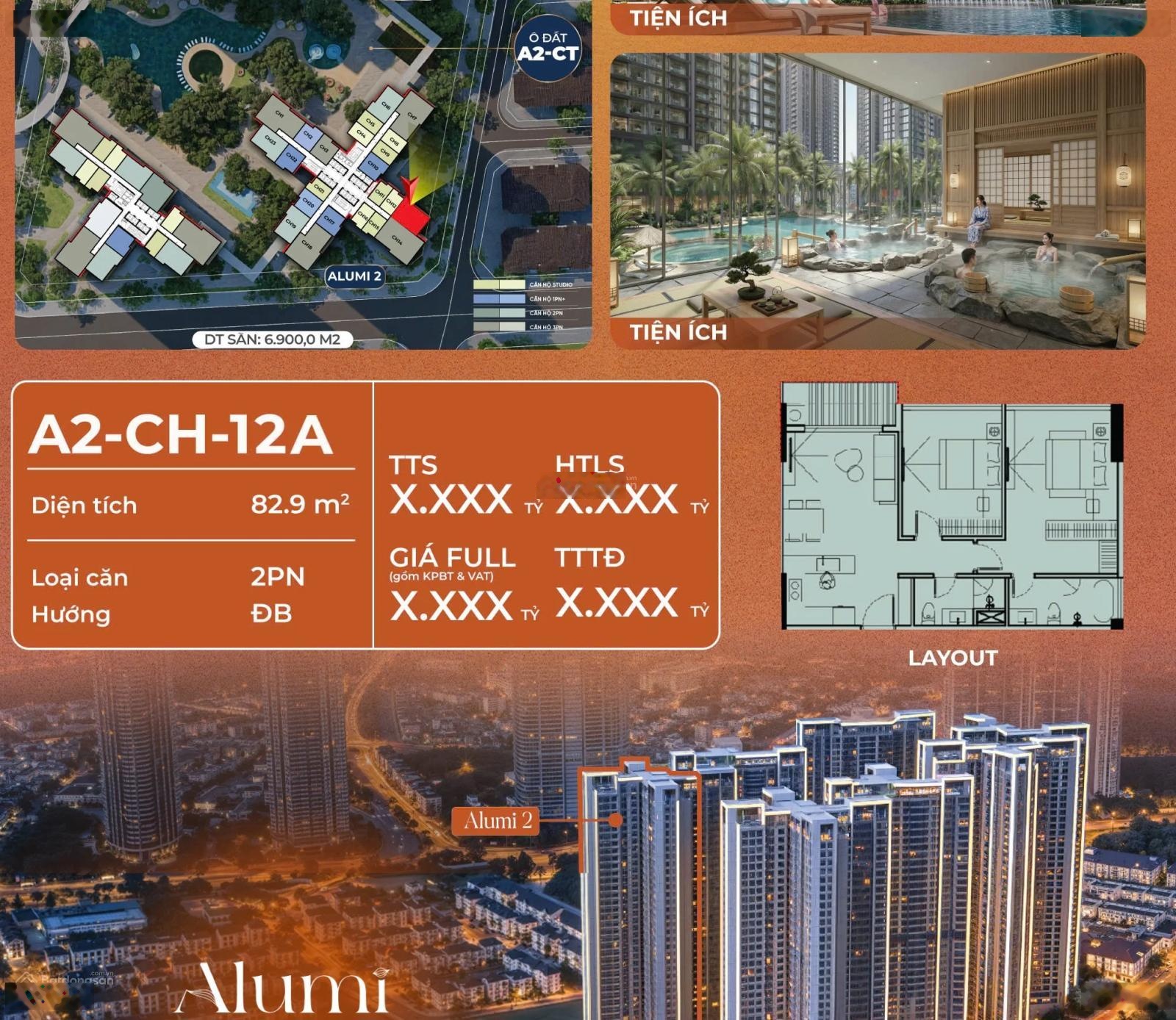 Còn sót lại 1 căn 2 phòng ngủ 75m2 giá gốc chủ đầu tư, lô góc view rộng thoáng