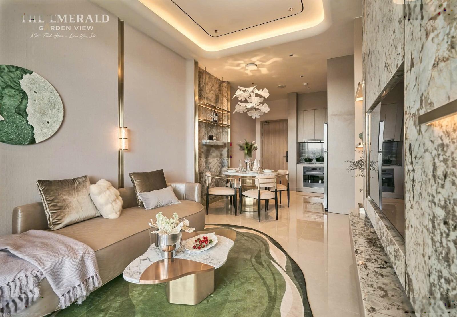 Nhỉnh 3 tỷ căn hộ the emerald garden view tại ql13 căn 3pn2wc 83m2