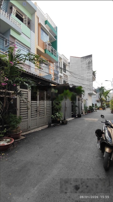 Bán nhà đường Quang Trung Phường 8,Hẻm trước nhà 5m cách Quang Trung 100m DT 4x17m đúc BTCT 2 Lầu.