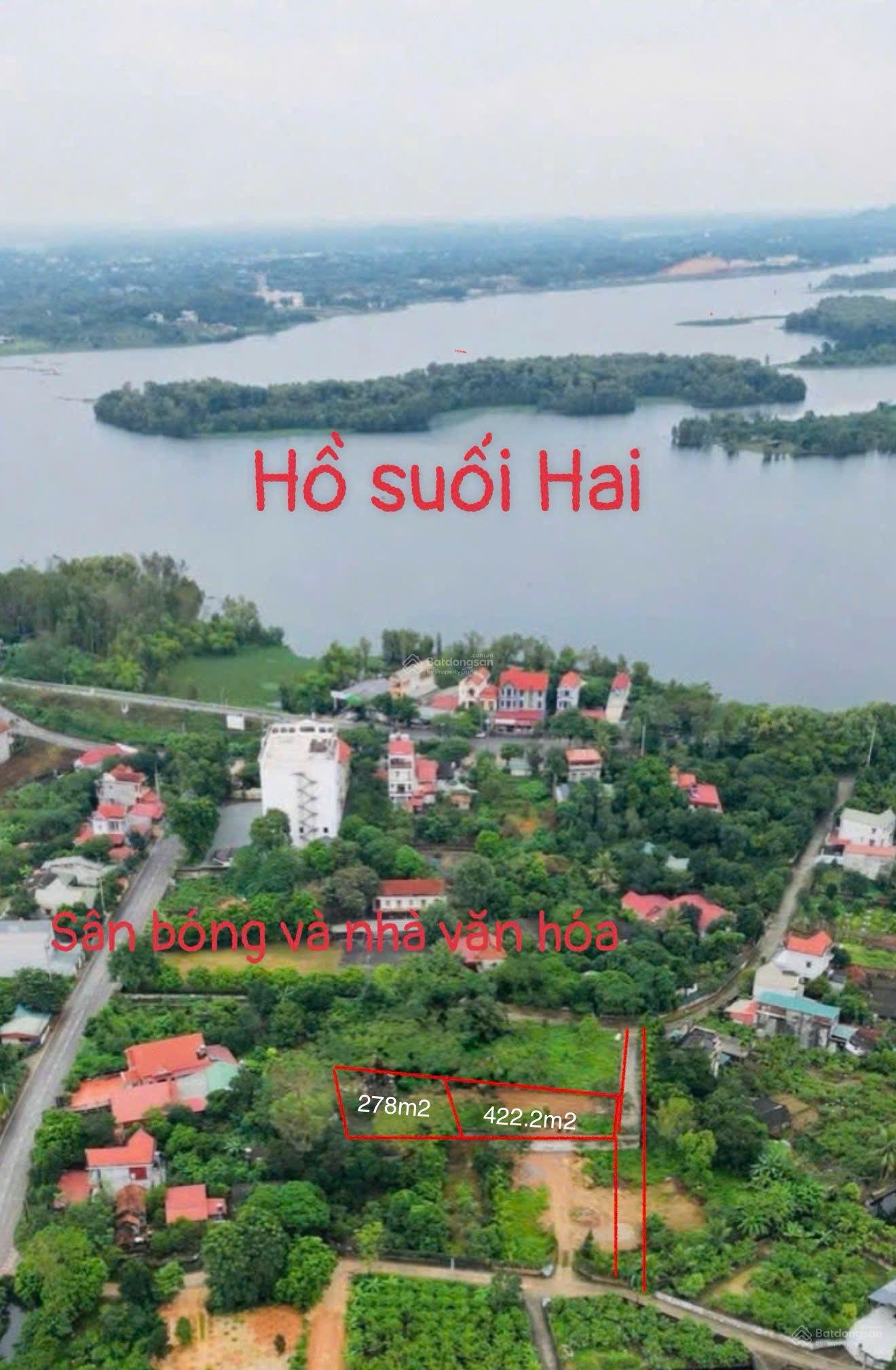 Chính chủ bán gấp lô đất 422,2 m2 xã Cẩm Lĩnh, Ba Vì cách hồ Suối Hai chỉ 1km, vị trí siêu đẹp