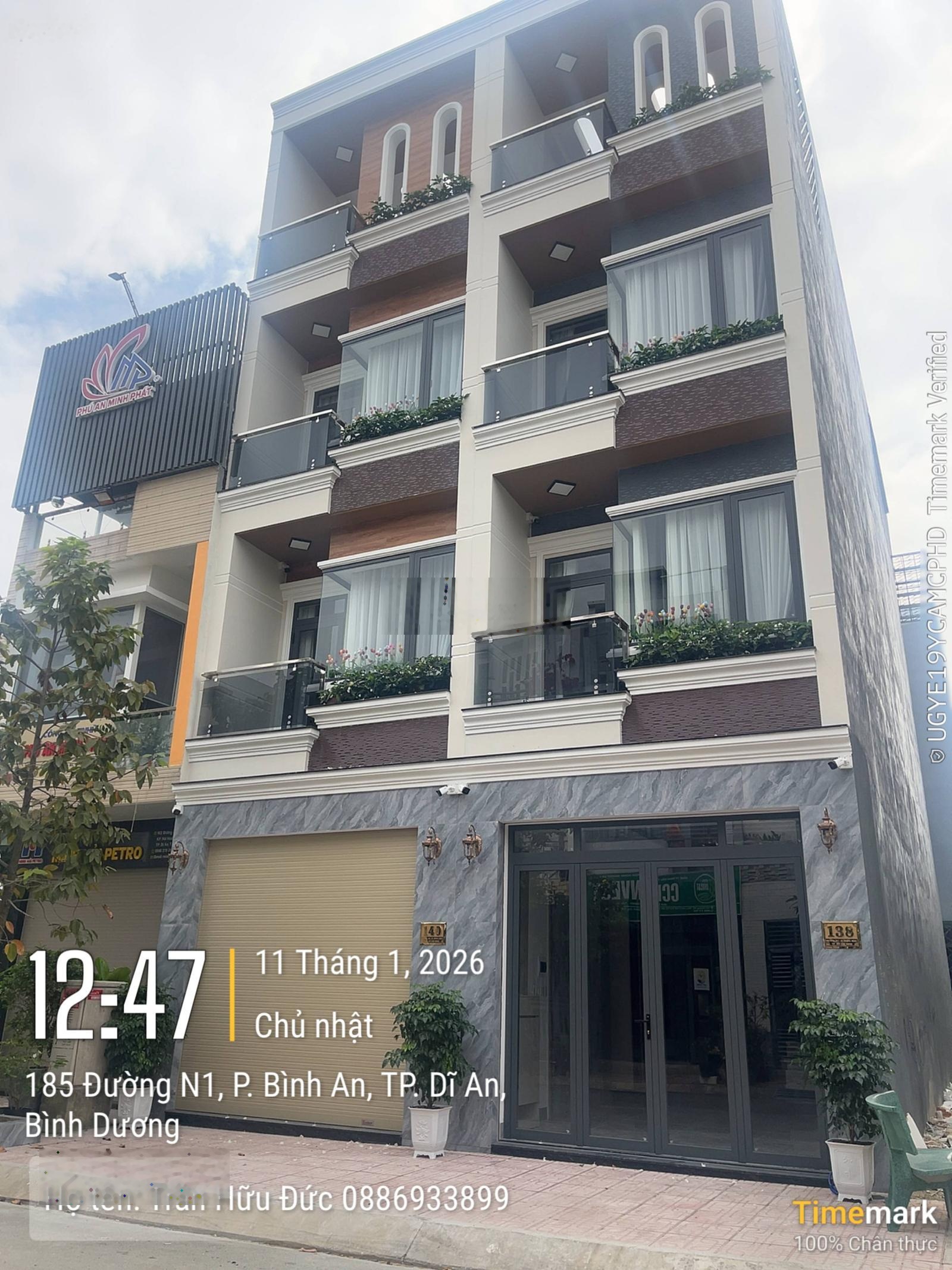 Nhà phố kdc phú hồng thịnh 9 khu dân cư đồng bộ, gần ql1k dĩ an | 4 tầng, 4pn full nội thất