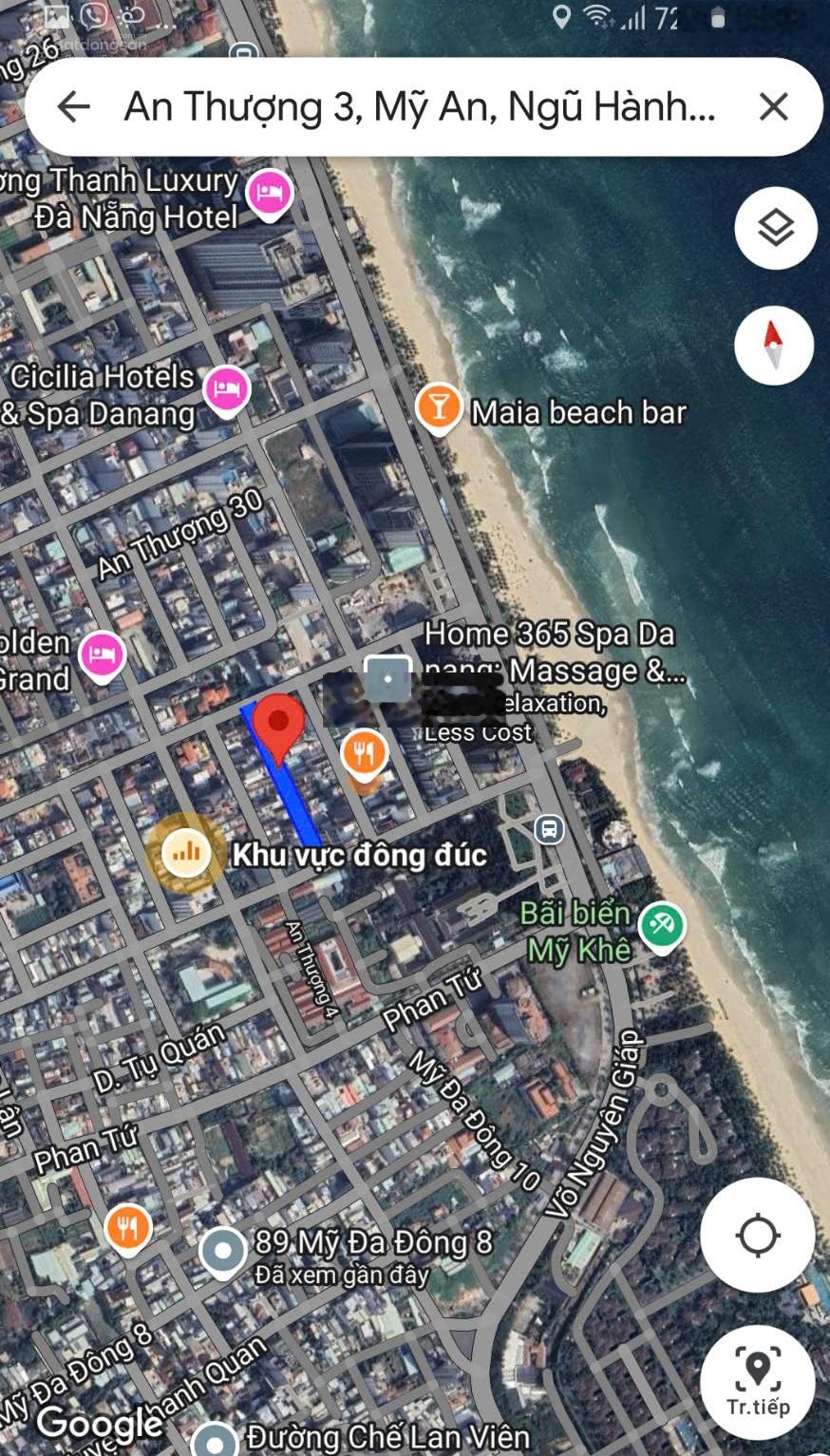 Vip biển! Bán nhà 3 tầng 90m2 - 30,99 tỷ - MT An Thượng 3 - Q. Ngũ Hành Sơn