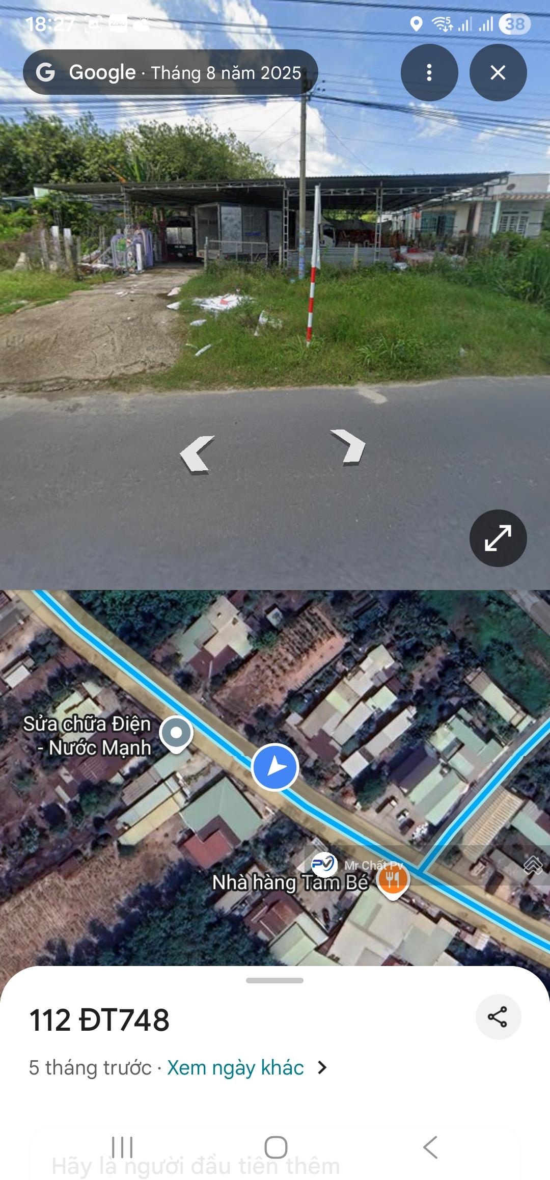 Bán đất mặt tiền DT 748: 4099m² ( ngang 25m) Giá bán 18 tỷ 400