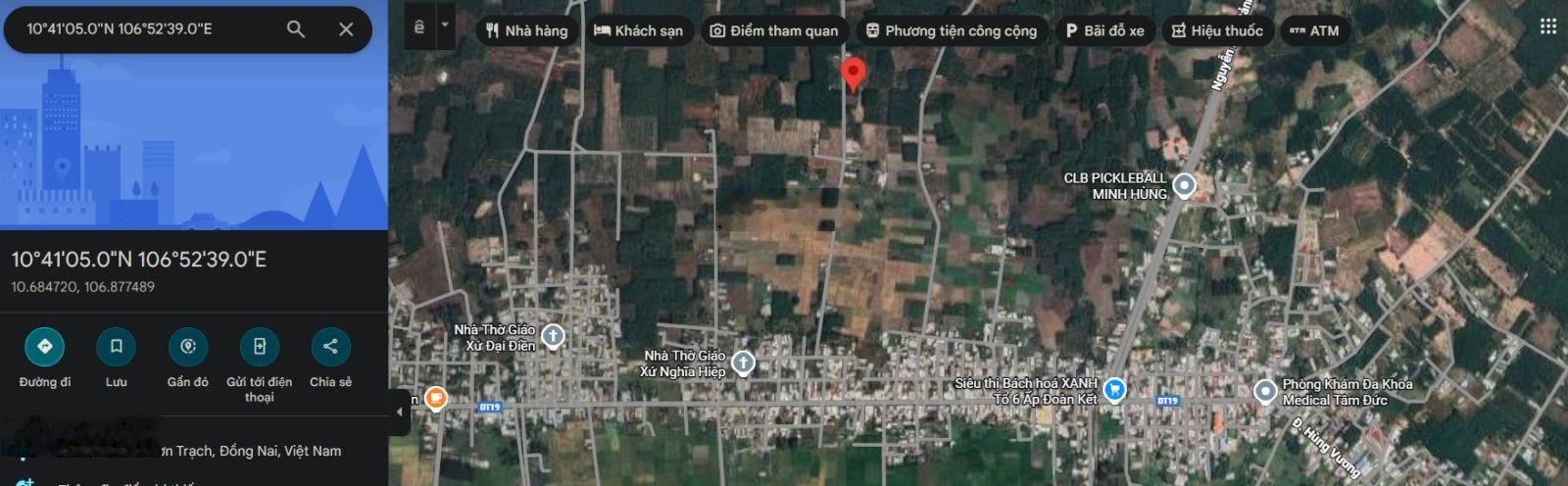 Bán đất tại Xã Vĩnh Thanh, Nhơn Trạch, Đồng Nai, 3,1 triệu / m2, 1462.3 m2 có TL