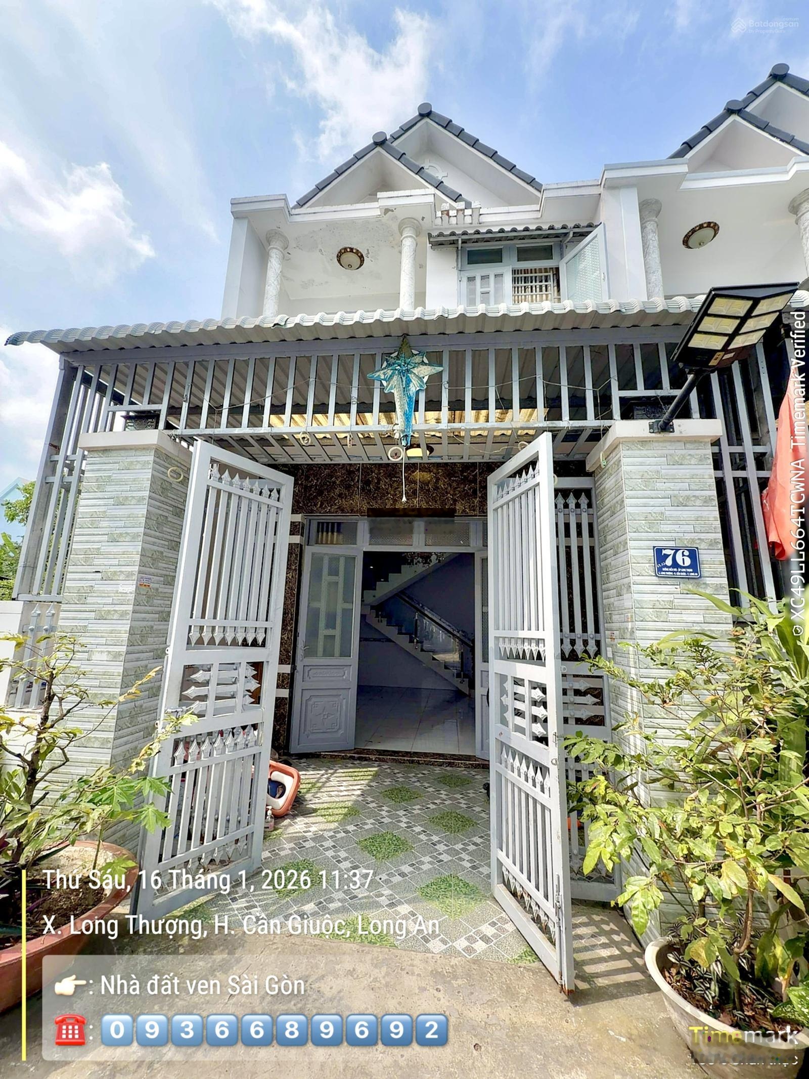 Ngộp ngân hàng cần bán gấp căn nhà tại Điền Dơi, cách chợ Long Thượng 100m, 1,99 tỷ VND