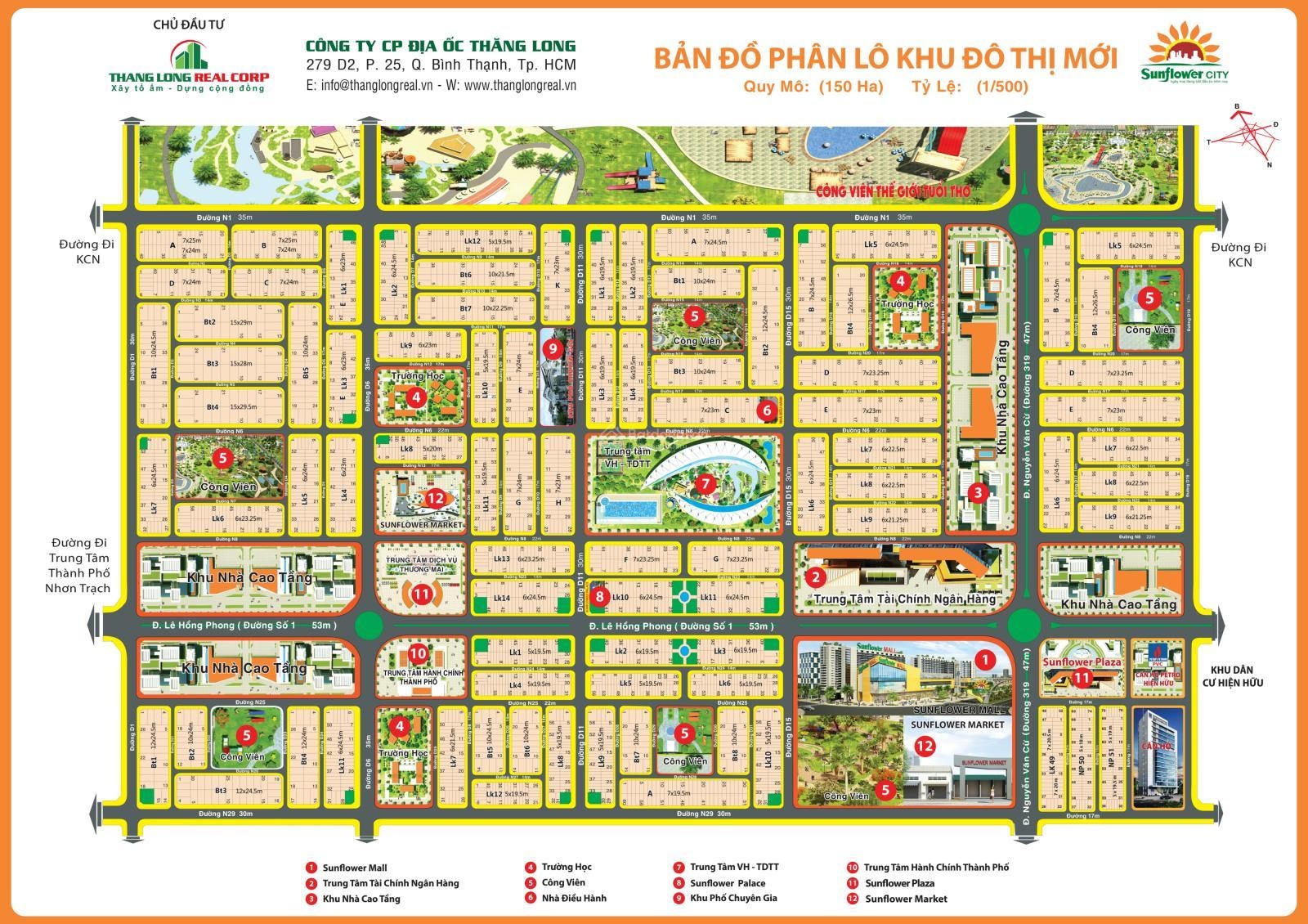 Chủ ngộp cần bán mấy nền dự án Sunflow City Phước An, Nhơn Trạch, giá ngộp rẻ hơn thị trường