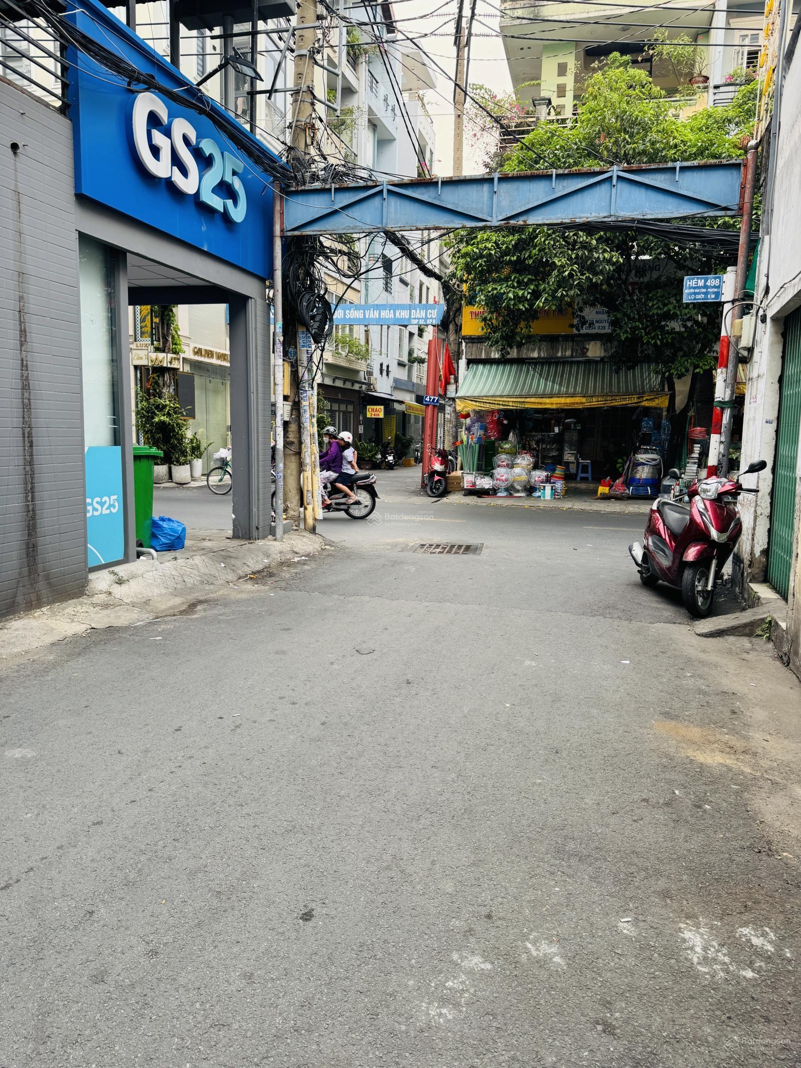 Hàng hiếm hẻm xe tải vị trí đẹp Nguyễn văn công P3 GV 4x18m trệt 1 lầu giá 9.6 tỷ