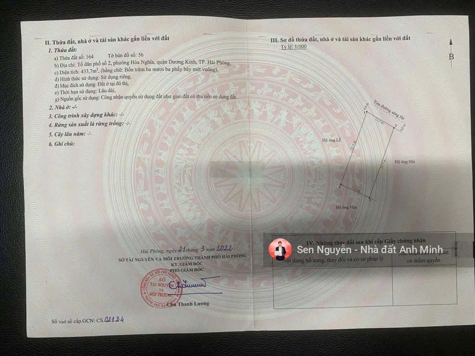 Hàng khủng đầu đường Sông He - Hoà Nghĩa - Dương Kinh - Lối Vào Vinhomes L