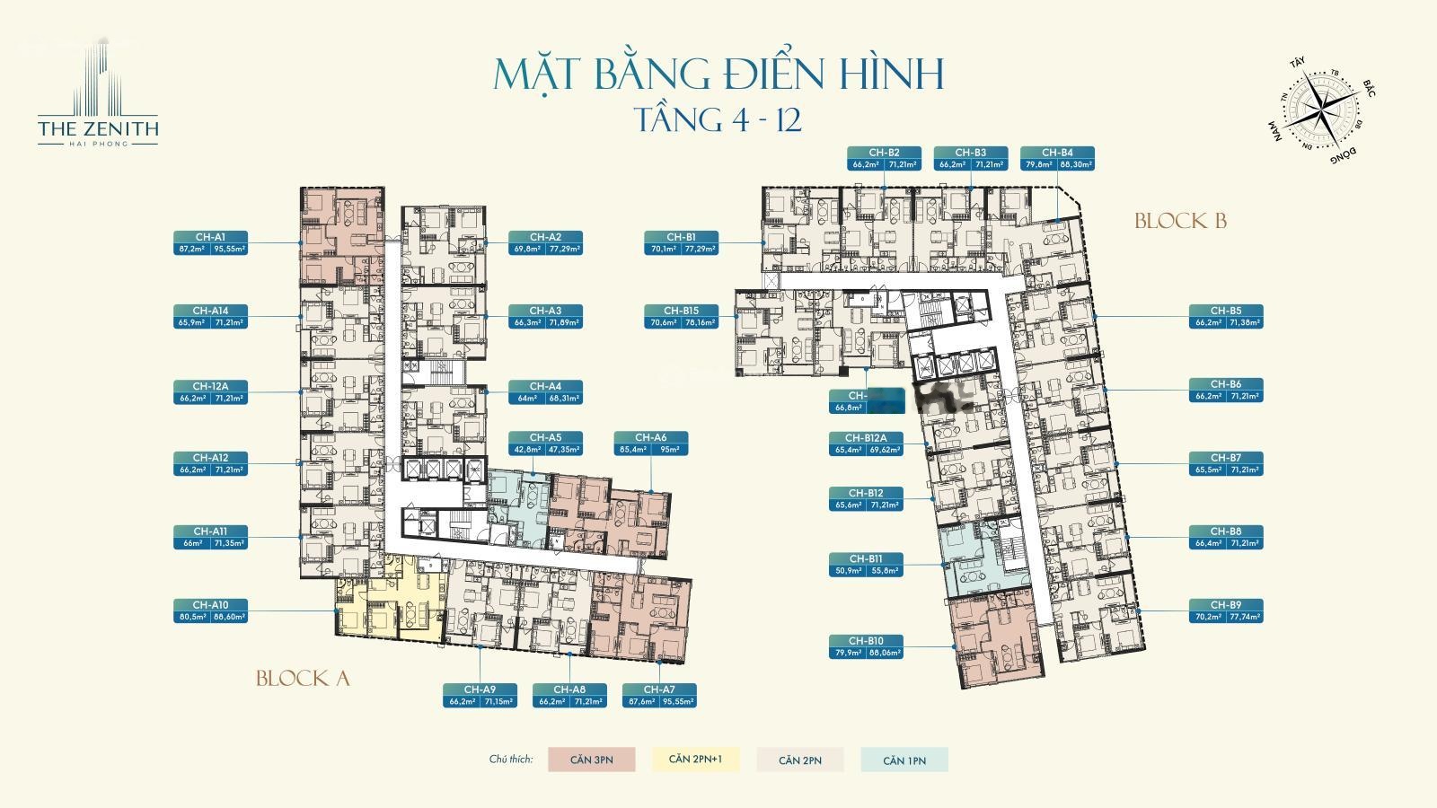 0986149126) 5 SNG chung cư Zenith Bùi Viện Hải Phòng, cạnh tổ hợp FPT sắp triển khai, giá chỉ 2,2T