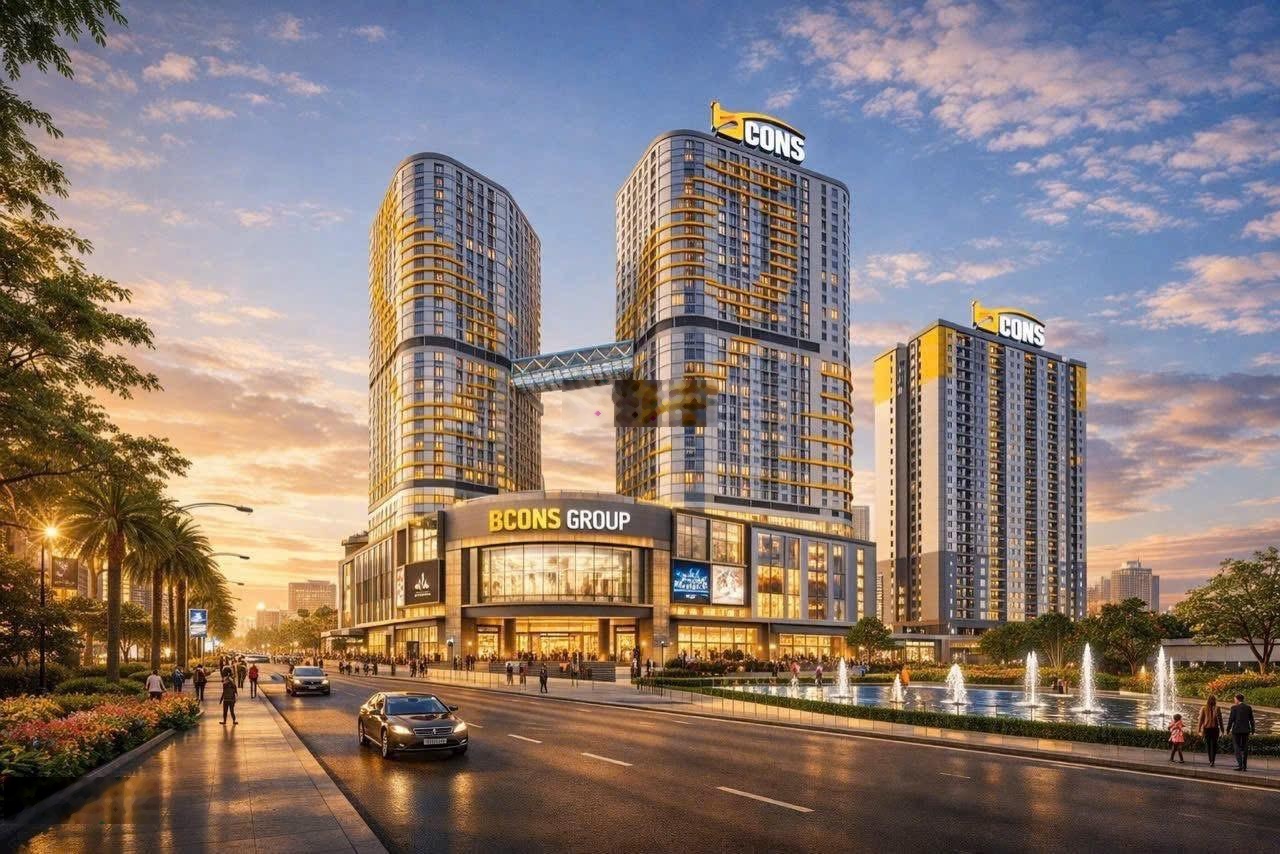 Tháp đôi Bcons Center City chỉ 125 triệu sở hữu ngay căn 2PN 2WC