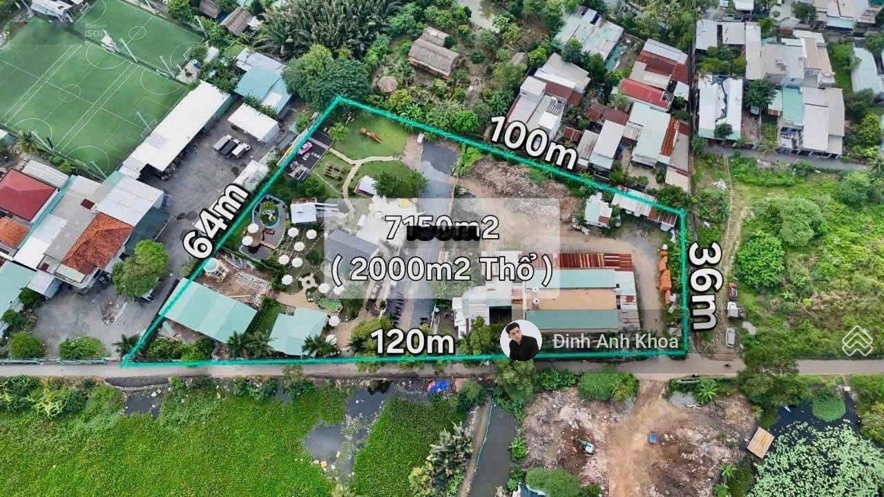 Đất giảm 9 tỷ | Bình Quới, Bình Thạnh | 7.150m² (2.000m² thổ cư) | giá 161 tỷ | thuê 110 tr/tháng