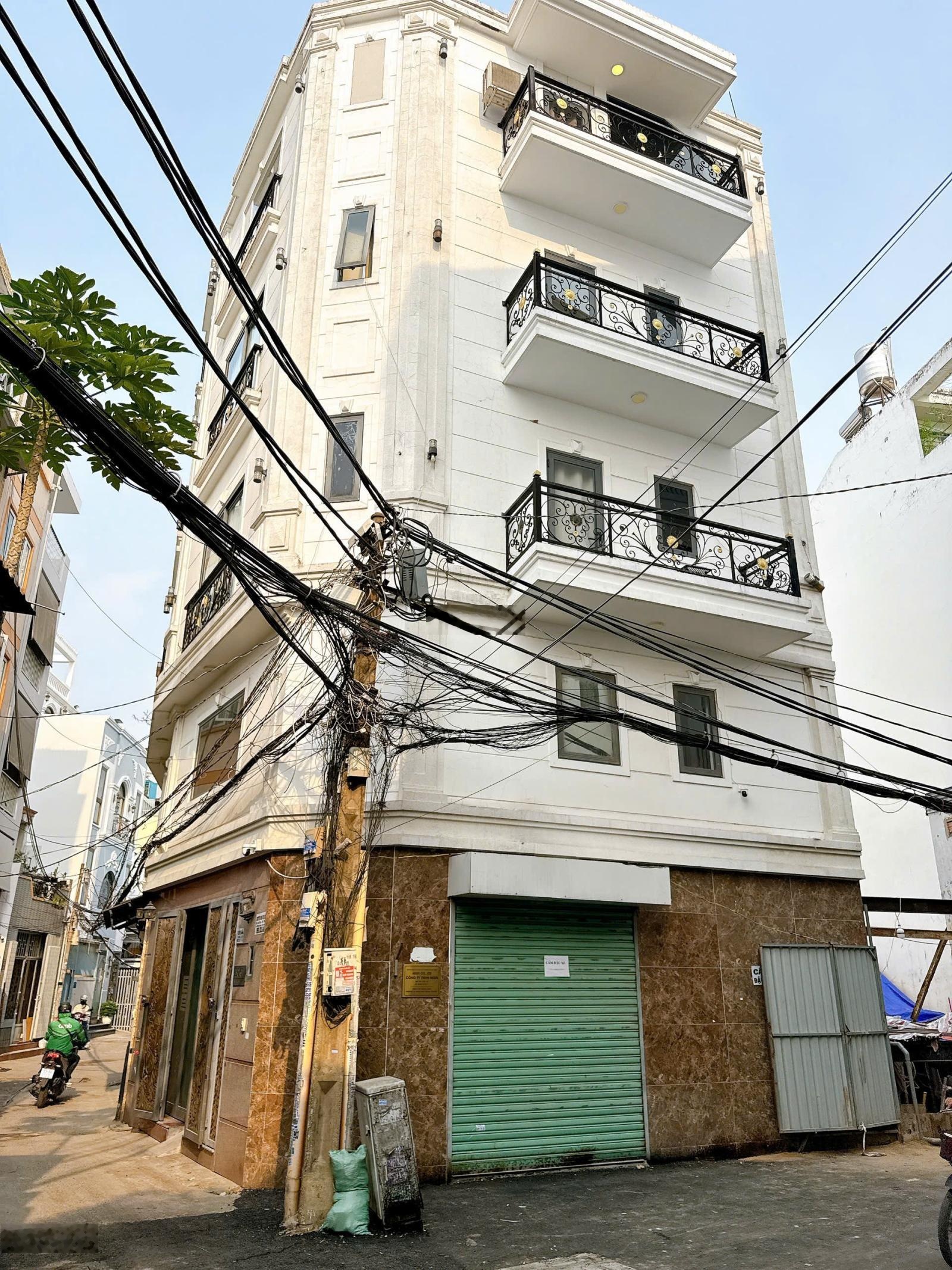 Căn góc 5 tầng đường Nơ Trang Long, P12 Bình Thạnh, 10.5 tỉ