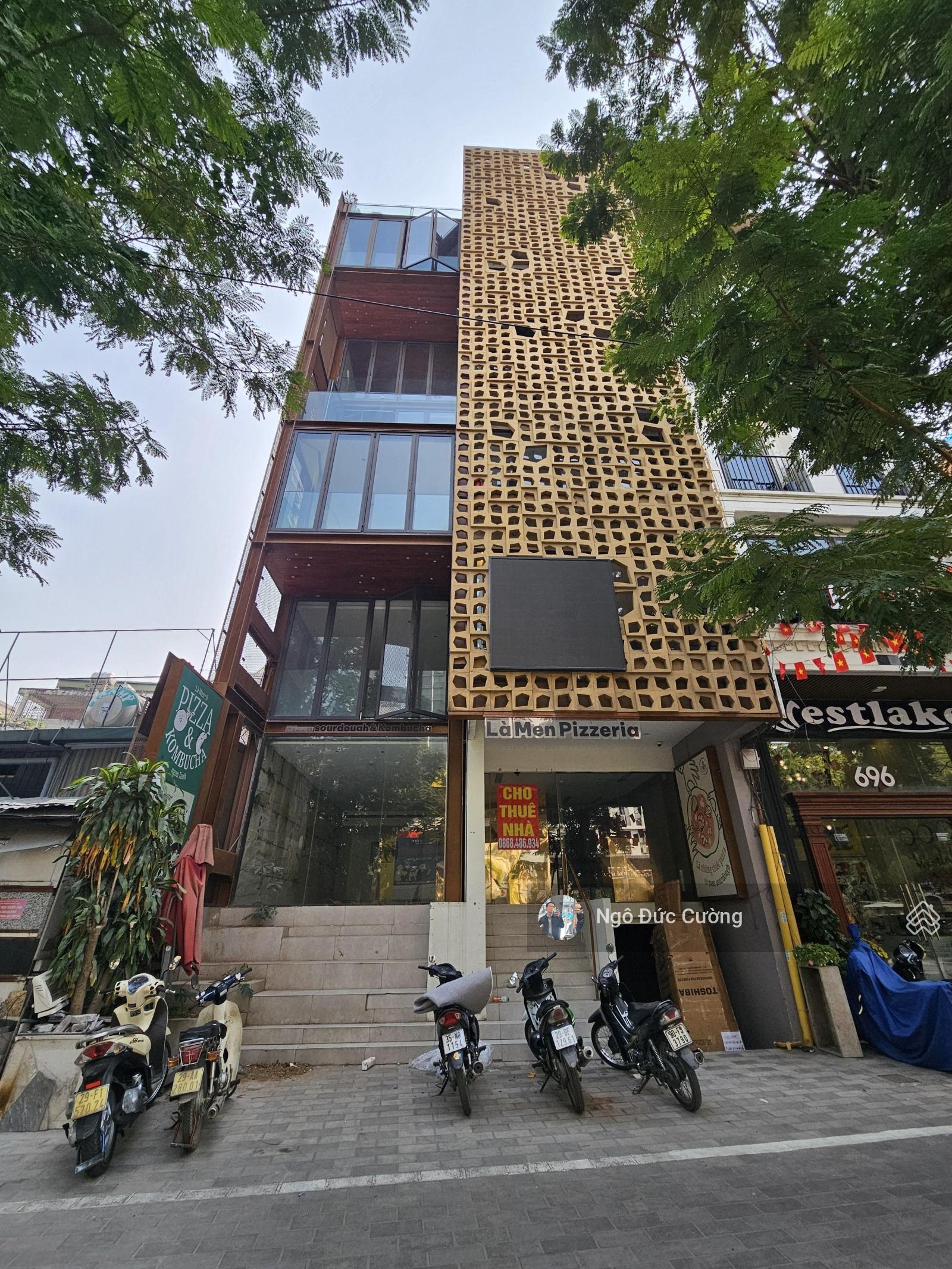Cho thuê nhà mặt phố Lê Duẩn view hồ Ba Mẫu 100m 4 tầng mặt tiền 10m hợp cafe nhà hàng 0358881507