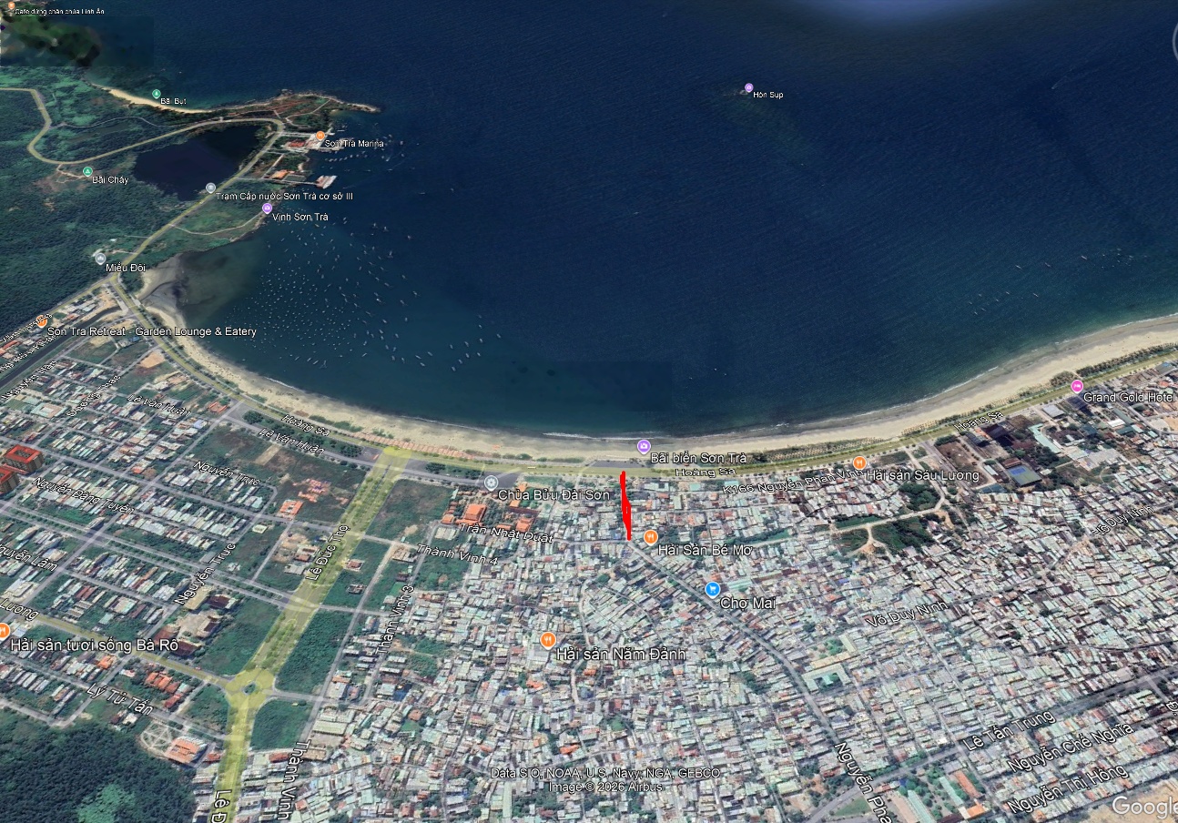 Siêu rẻ ngay bãi tắm Sơn Trà - nhà mặt tiền đường Nguyễn Phan Vinh