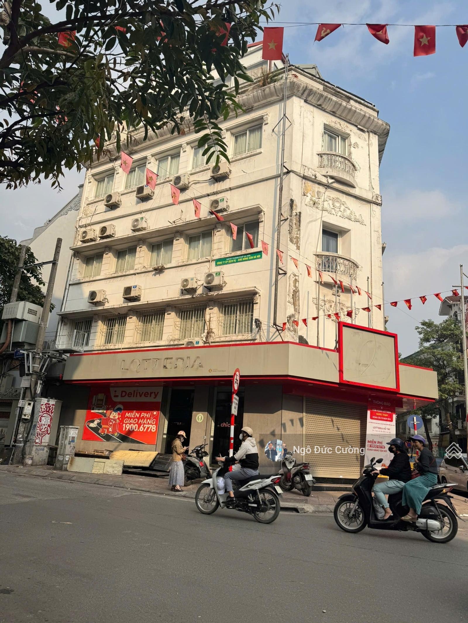 Cho thuê nhà mặt phố Hàng Bún 160m2 4 tầng mặt tiền 8m hợp mọi mô hình kinh doanh 0358881507