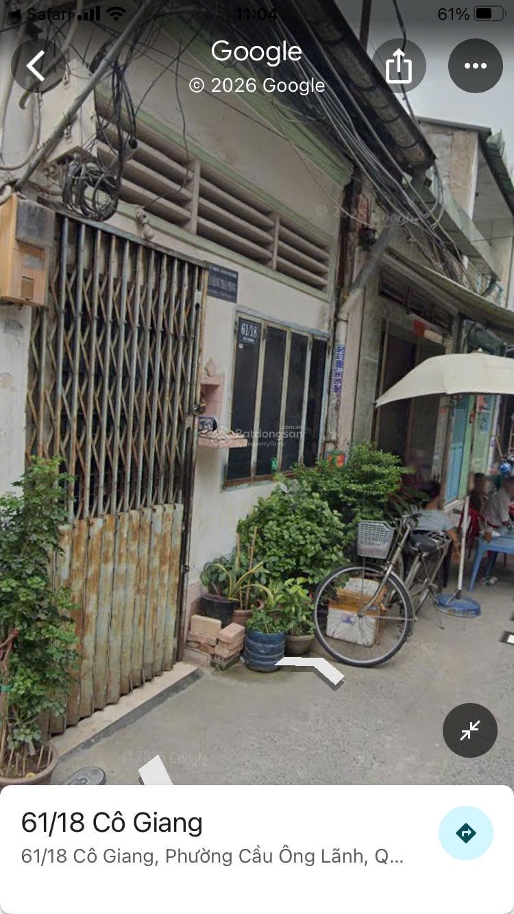 Cho thuê nhà hẻm xe hơi 5,8m Đường Cô Giang, Quận 1