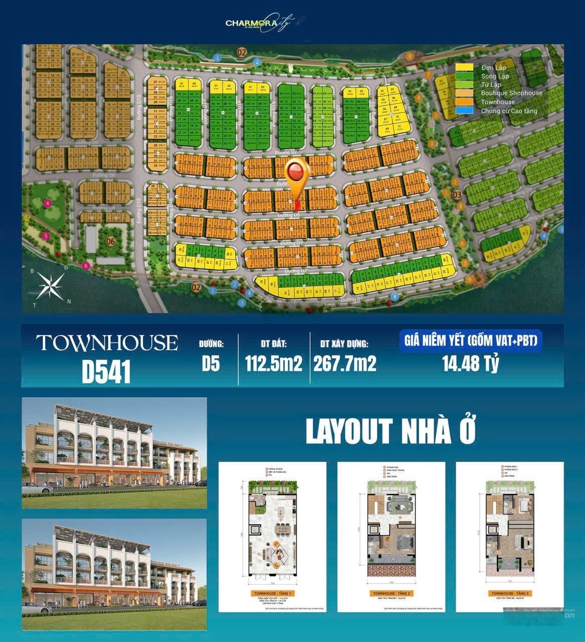 Biệt thự charmora city nha trang