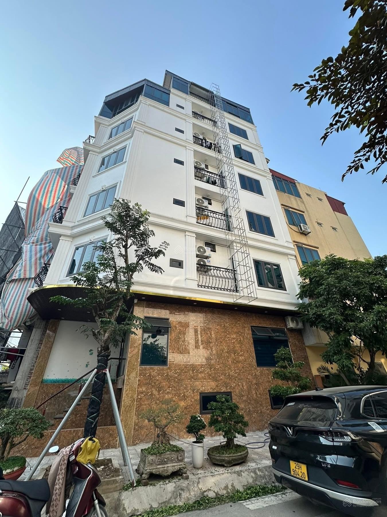 Nhà 8 tầng TĐC Tu Hoàng, Phương Canh lô góc ô tô tránh vỉa hè 17,5 tỷ