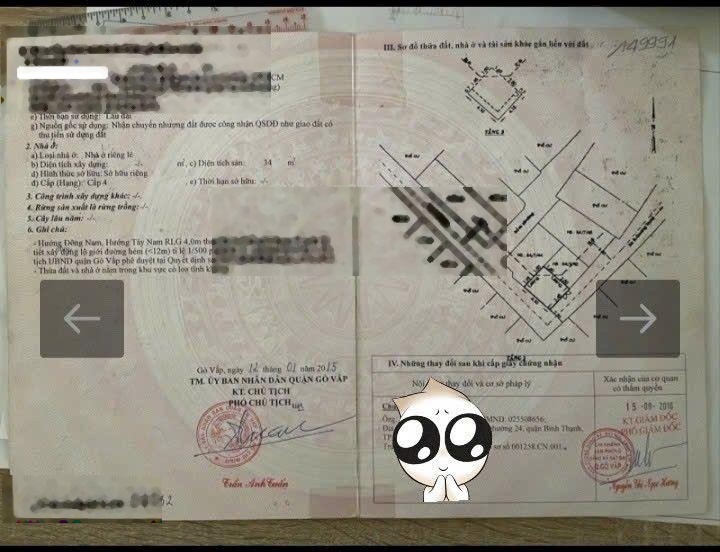 Bán nhà 2 tỷ SHR: 417/ Quang Trung P. 10 Q. Gò Vấp