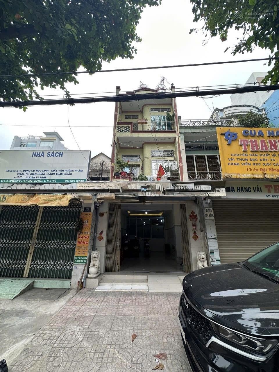 Chính chủ bán mặt tiền phú thọ hoà, tân phú, dt 4x18(vuông vức) 3t btct, mt cho thuê, nhĩnh 16t tl.