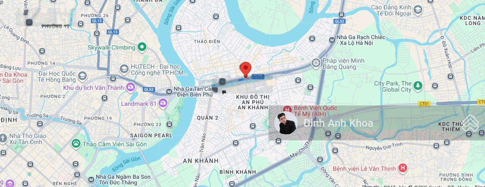 Tòa nhà giảm 136 tỷ | MT Xa Lộ Hà Nội, Thảo Điền Q2 | 1420m² | Giá 544 tỷ | Thuê 1,36 tỷ/tháng