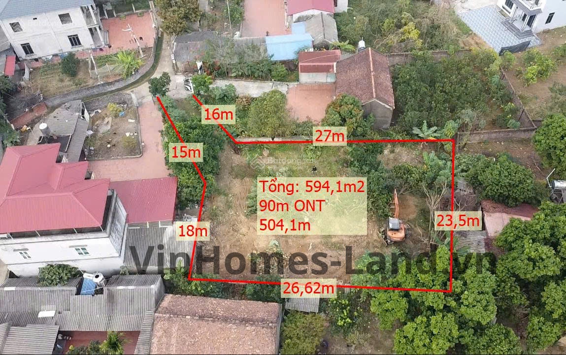 Bán đất tại Đoan Bái, Hiệp Hòa, Bắc Giang, 1,75 tỷ, 594 m2